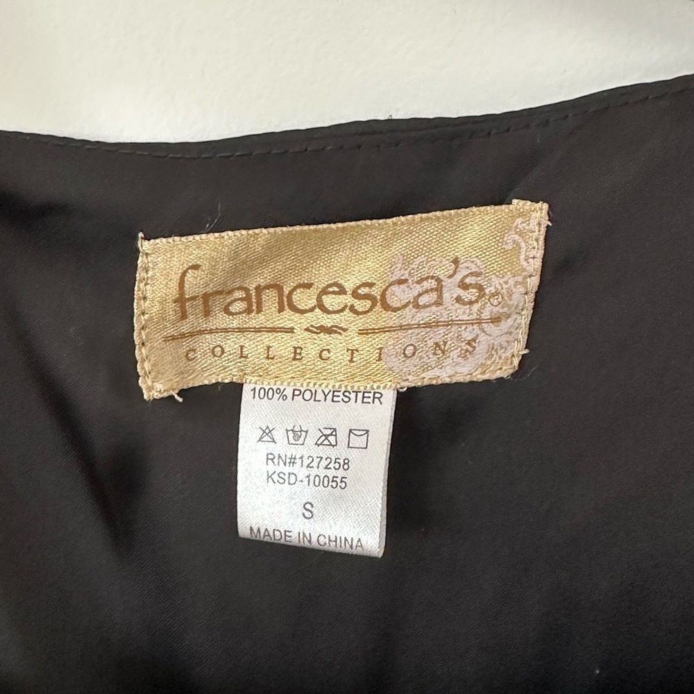 Francesca's Collections Black One Shoulder Dress - Picture 3 of 4